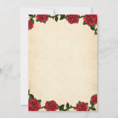 geboren uit Rock n Roll Baby shower Kaart (Achterkant)