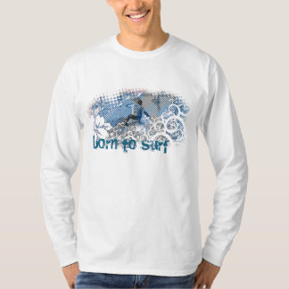 geboren uit surf t-shirt