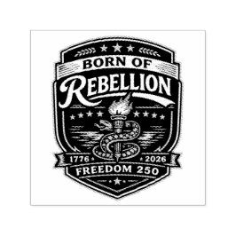 Geboren uit vrijheidsstrijd Freedom 250 Zelfinktende Stempel