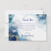 Geboren uit water en geest Orthodoxe doop Bedankkaart (Voorkant)