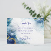 Geboren uit water en geest Orthodoxe doop Bedankkaart (Staand voorkant)