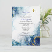 Geboren uit water en geest Orthodoxe doop Kaart (Staand voorkant)
