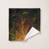 Geboren van de toontset van de Vuurdraak Bad Handdoek (Wasdoekje)