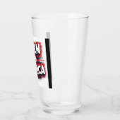 "Geboren voor Amerika Patriottische Mok" Glas (Links)