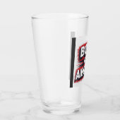 "Geboren voor Amerika Patriottische Mok" Glas (Rechts)