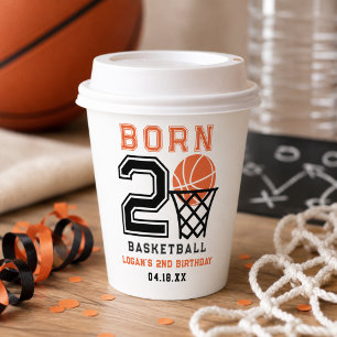 Geboren voor Basketbal Sportieve Jongen 2e Verja Papieren Bekers