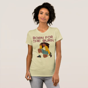 Geboren voor de Burn Curry Liefhebber T-shirt