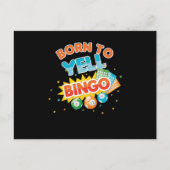 Geboren voor de Jongeren speler Lucky Game Gamblin Briefkaart (Voorkant)