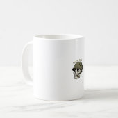 Geboren voor de strijd koffiemok (Voorkant links)