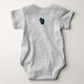 Geboren voor het Levenmeer in Wisconsin Romper (Achterkant)