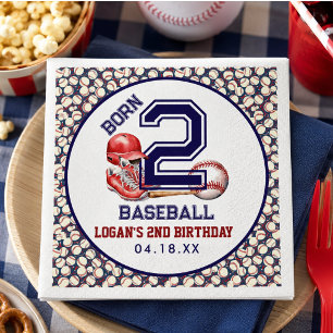 Geboren voor honkbal   Sport Thema Jongens 2e verj Servet