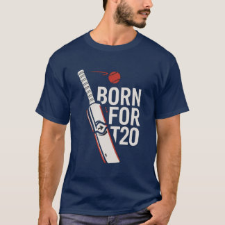 Geboren voor T20 Cricket Graphic T-shirt