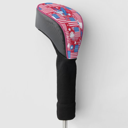 Geboren voor vrijheid golfheadcover (Schuin)