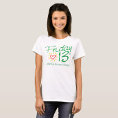 Geboren vrijdag 13e t-shirt (Voorkant volledig)