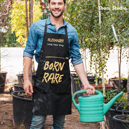 Geboren Zeldzame Sprong Jaar Koning Feb 29 Verjaar Schort