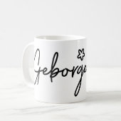 Geborgenheit, Duits woord, veiligheid, Duits Koffiemok (Voorkant links)