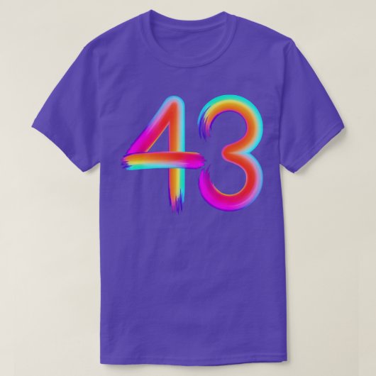 Geborsteld 40 t-shirt (Design voorkant)