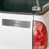 geborsteld aluminium bumpersticker (Op Truck)