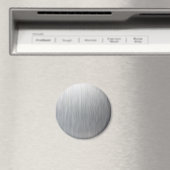 Geborsteld aluminium metaal magneet (Insitu (Vaatwasser))