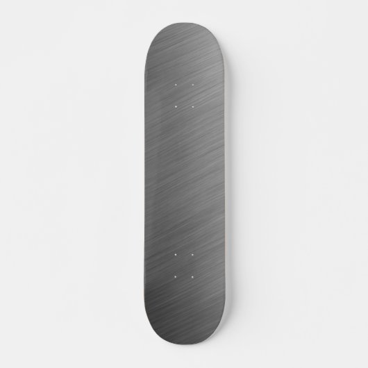 geborsteld aluminium metalen blik persoonlijk skateboard (Voorkant)