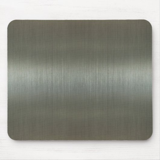 geborsteld aluminium muismat (Voorkant)