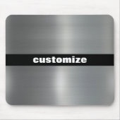 Geborsteld Aluminium Muismat (Voorkant)