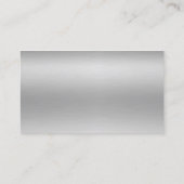 Geborsteld aluminium print Visitekaartjes (Achterkant)
