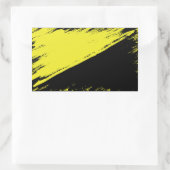 Geborsteld Anarchokapitalisme Vlag Sticker (Tas)