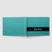 geborsteld Blauwgroen gastboek Gastenboek (Volledig)