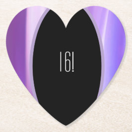 Geborsteld bloemblaadjes Lavendel papier Onderzett Kartonnen Onderzetters