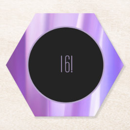 Geborsteld bloemblaadjes Lavendel papier Onderzett Kartonnen Onderzetters