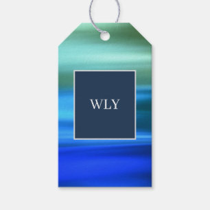Geborsteld Blues WLY Cadeaubijslage Cadeaulabel
