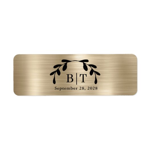 Geborsteld Champagneton Trouw Sigarenbandje Label (Voorkant)