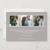 Geborsteld Charm EDITABLE KLEUR Bewaar de Datum Ka Kaart (Achterkant)