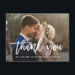 Geborsteld Charm Wedding Bedankt Card Briefkaart<br><div class="desc">Het verzenden van je dankjewel zal een bries zijn met dit mooie en stijlvolle briefkaart. Bezoek onze design showroom op WWW.BERRYBERRYSWEET.COM</div>