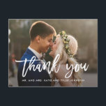Geborsteld Charm Wedding Bedankt Card Briefkaart<br><div class="desc">Het verzenden van je dankjewel zal een bries zijn met dit mooie en stijlvolle briefkaart. Bezoek onze design showroom op WWW.BERRYBERRYSWEET.COM</div>