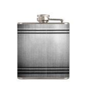 Geborsteld Chrome Slank Gepersonaliseerde Flask vo Heupfles (Achterkant)