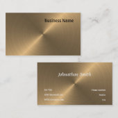 geborsteld goud visitekaartje (Voorkant / Achterkant)