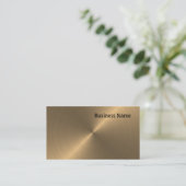 geborsteld goud visitekaartje (Staand voorkant)