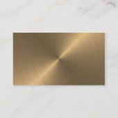 geborsteld goud visitekaartje (Achterkant)