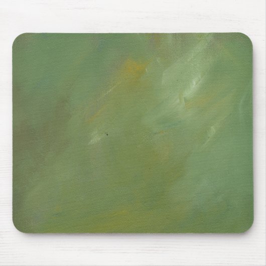 Geborsteld groen nepbekleding muismat (Voorkant)