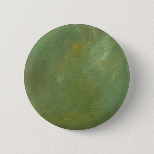 Geborsteld groen nepbekleding ronde button 5,7 cm (Voorkant)