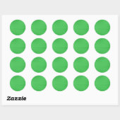 geborsteld groen ronde sticker (Vel)