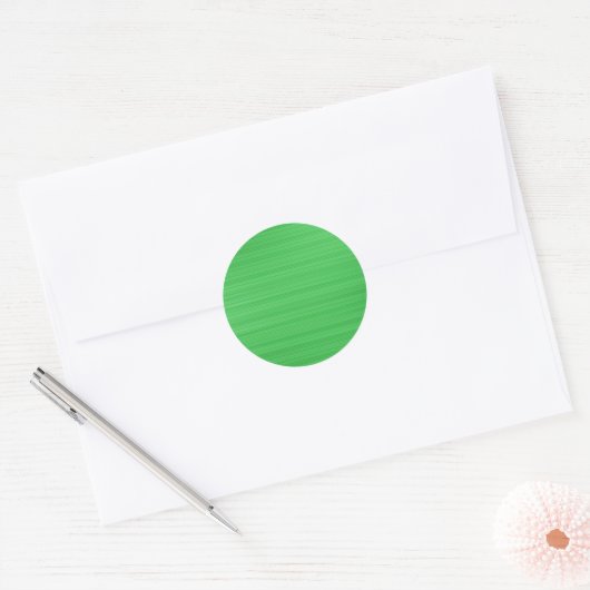 geborsteld groen ronde sticker (Envelop)