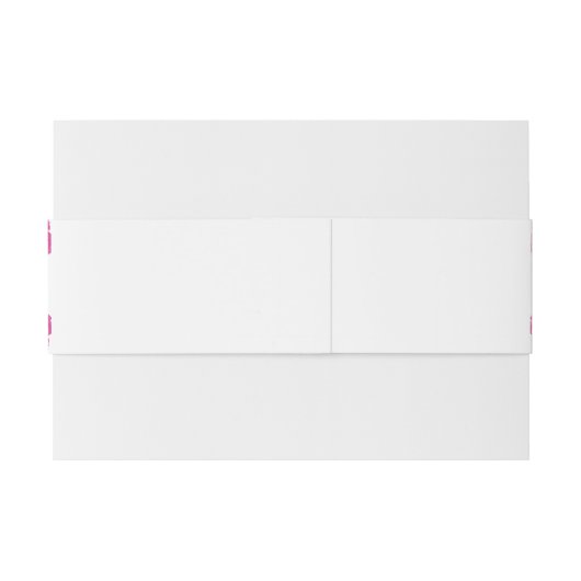 Geborsteld Hibiscus Bloemen bruiloft Uitnodigingen Wikkel (Achterkant Voorbeeld)