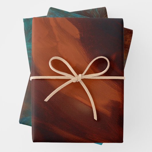 geborsteld koper inpakpapier vel (In situ)