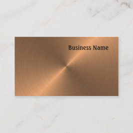 geborsteld koper visitekaartje