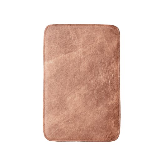 Geborsteld koperen oppervlak, metalen textuur. badmat (Voorkant Verticaal)