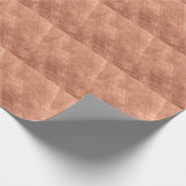 Geborsteld koperen oppervlak, metalen textuur. cadeaupapier (Hoek)