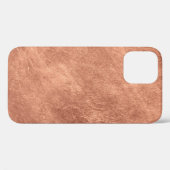 Geborsteld koperen oppervlak, metalen textuur. Case-Mate iPhone case (Achterkant (horizontaal))